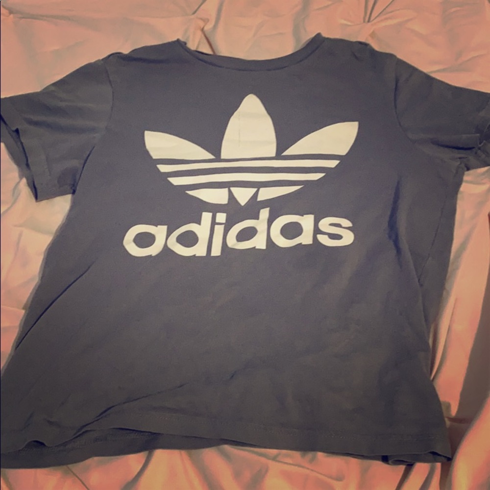 Gray Adidas Top